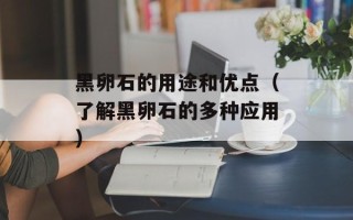 黑卵石的用途和优点（了解黑卵石的多种应用）