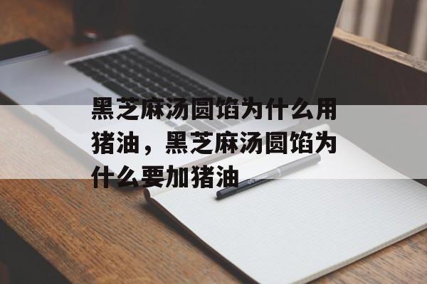 黑芝麻汤圆馅为什么用猪油，黑芝麻汤圆馅为什么要加猪油-第1张图片-