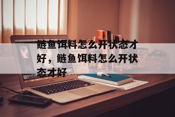 鲢鱼饵料怎么开状态才好，鲢鱼饵料怎么开状态才好-第1张图片-
