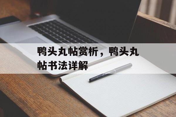 鸭头丸帖赏析，鸭头丸帖书法详解-第1张图片-