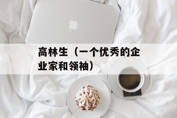 高林生（一个优秀的企业家和领袖）-第1张图片-