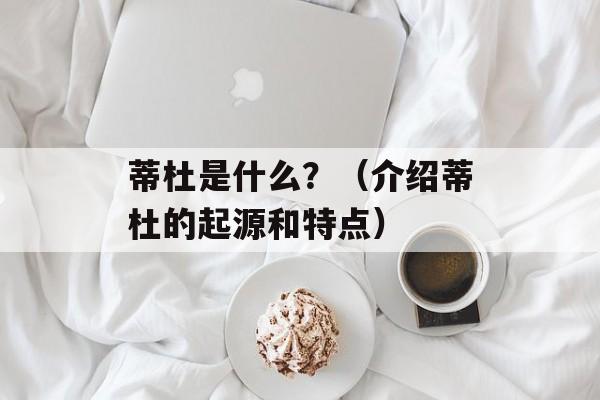 蒂杜是什么？（介绍蒂杜的起源和特点）-第1张图片-