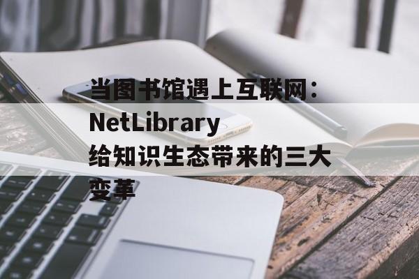 当图书馆遇上互联网：NetLibrary给知识生态带来的三大变革-第1张图片-