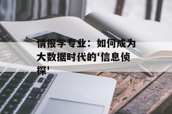 情报学专业:如何成为大数据时代的'信息侦探'-第1张图片- 情报学专业:如何成为大数据时代的'信息侦探'-第1张图片-