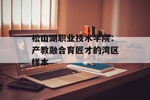 松山湖职业技术学院：产教融合育匠才的湾区样本-第1张图片-